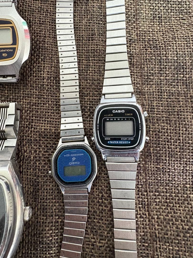 デジタル腕時計まとめ売り（SEIKO、CASIO、TIMEX、RICOHなど）