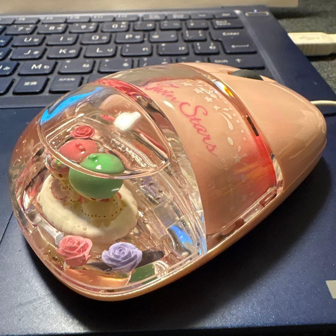 キキララ　アクアミニオプティカルマウス　マウス　　レア　2010年購入