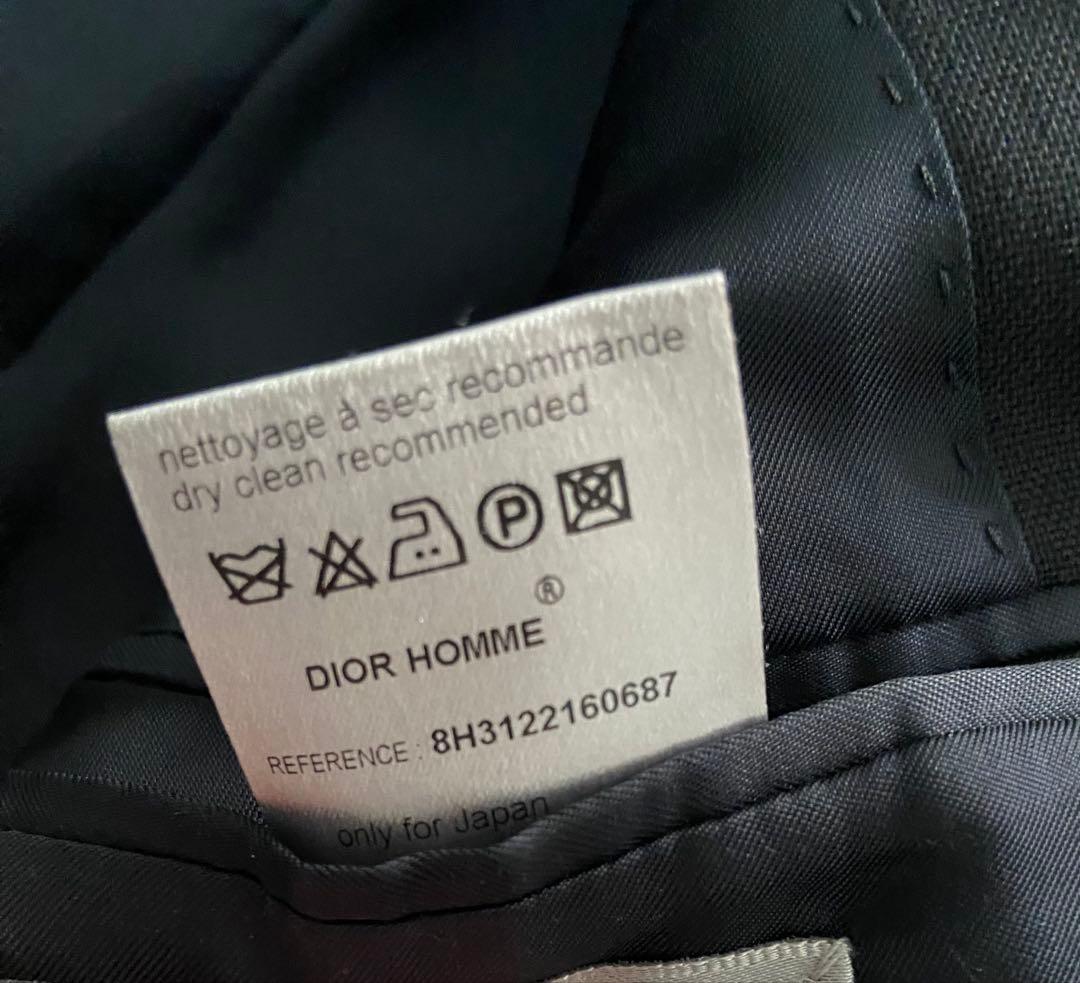 ディオールオム　サテン切り返しジャケット　クリス　スモーキング