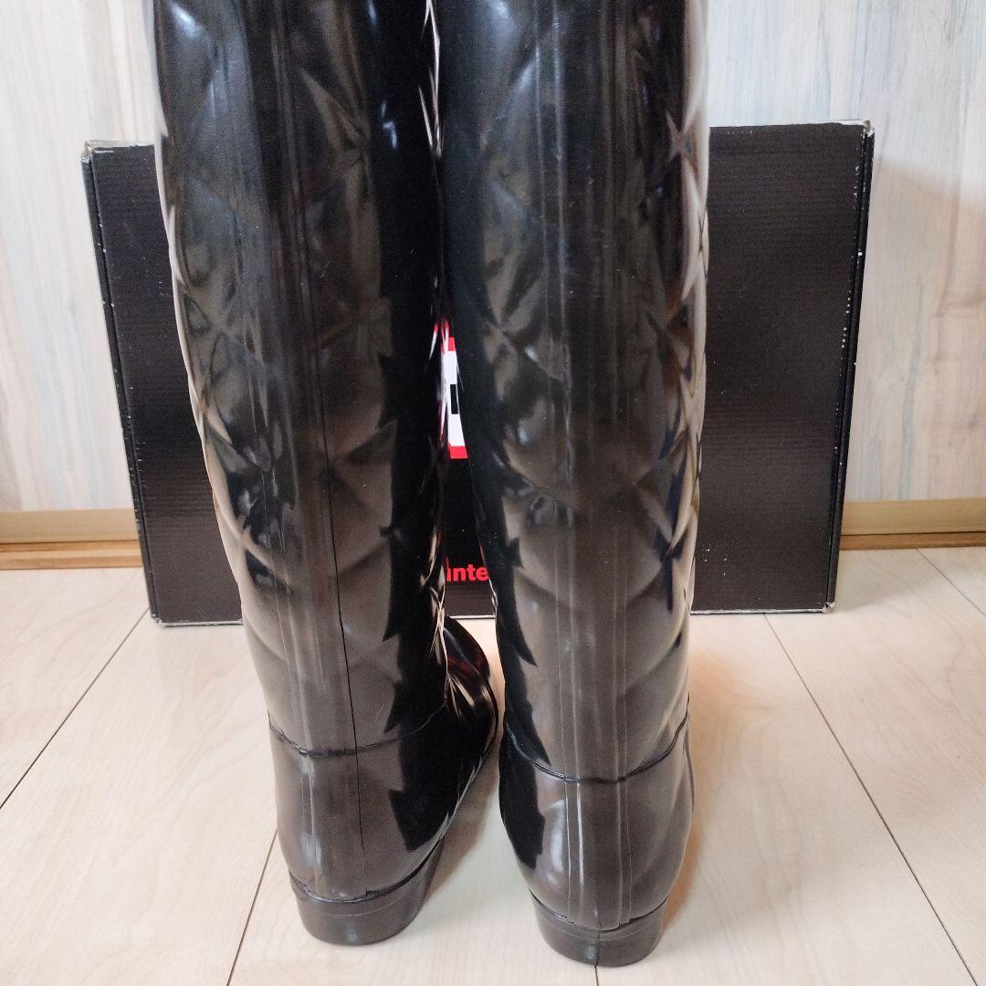 【希少デザインx希少タグx極美品】　HUNTER レインブーツ 箱付
