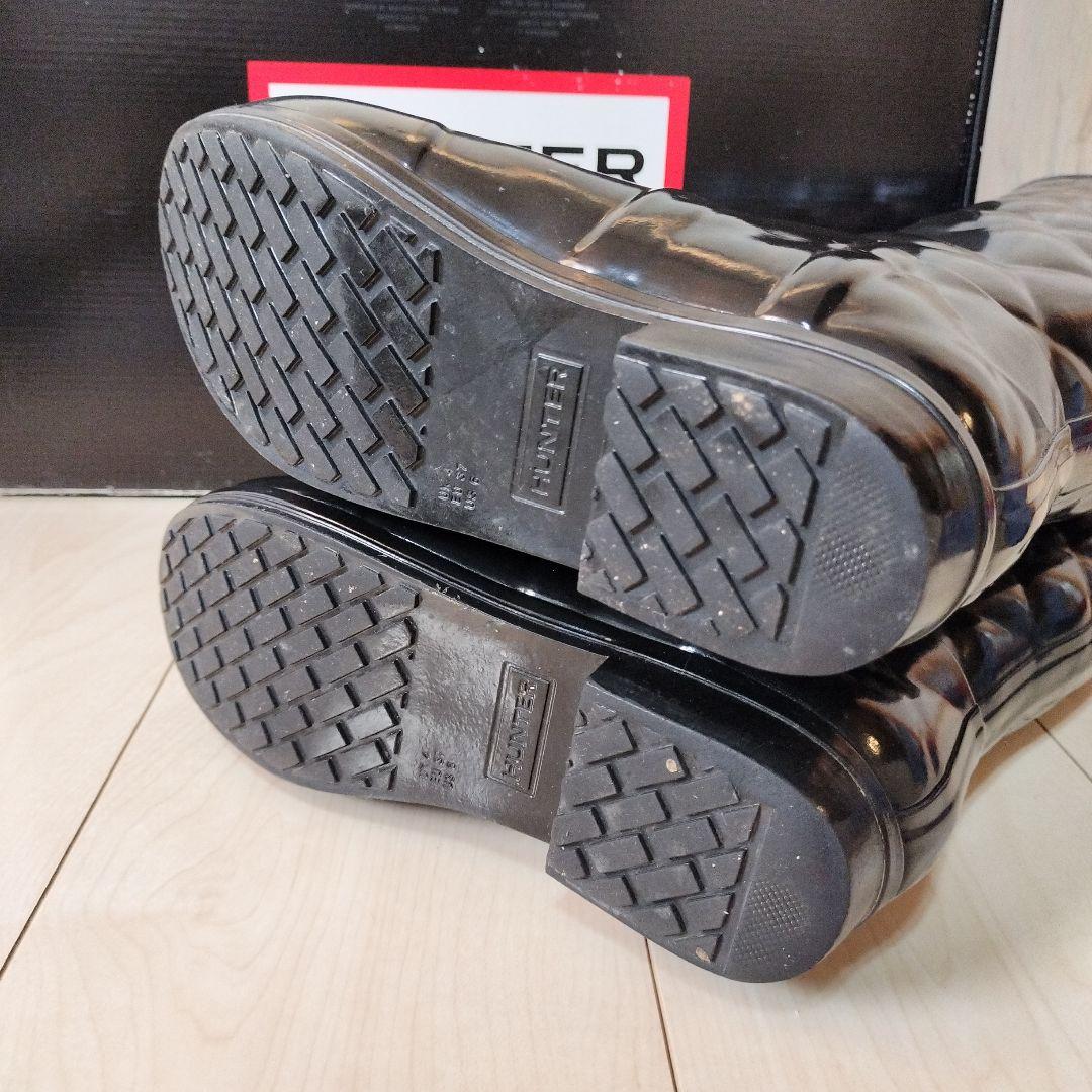 【希少デザインx希少タグx極美品】　HUNTER レインブーツ 箱付