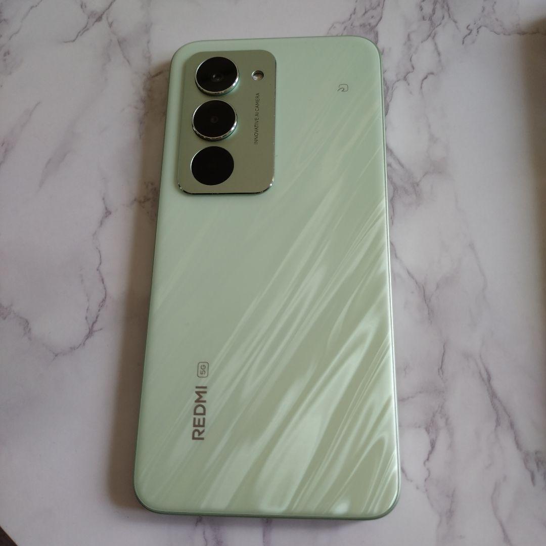 Redmi スマートフォン ミントグリーン 6.67インチ