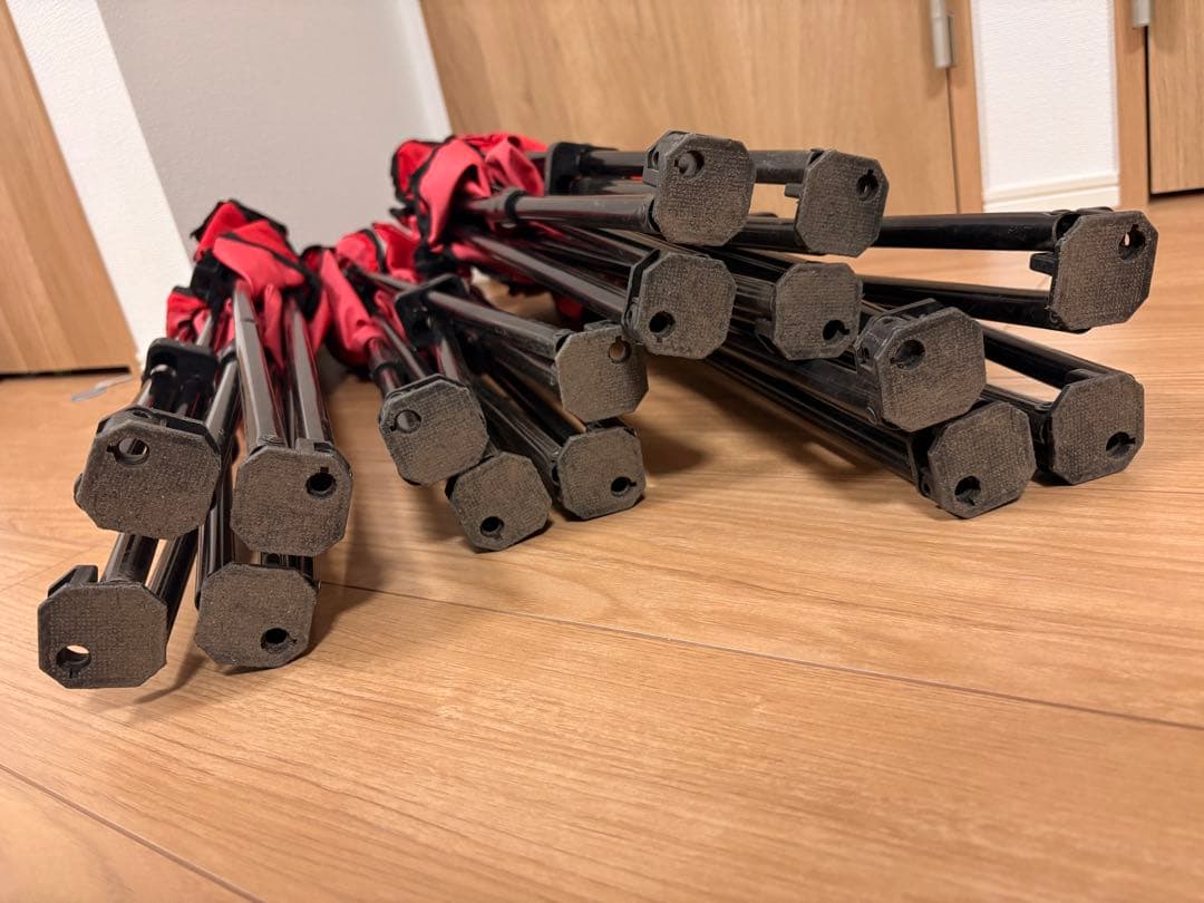 Coleman 折りたたみチェア 4脚セット 赤