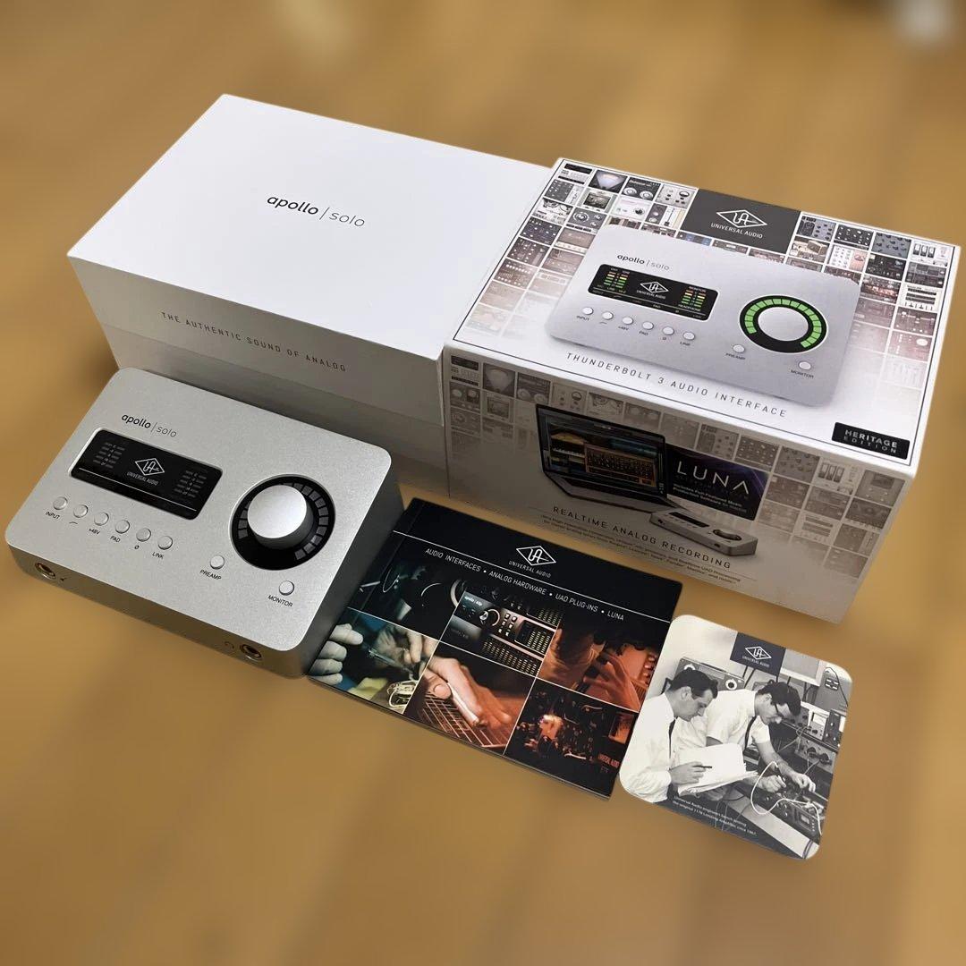 Apollo solo Thunderbolt プラグイン付き