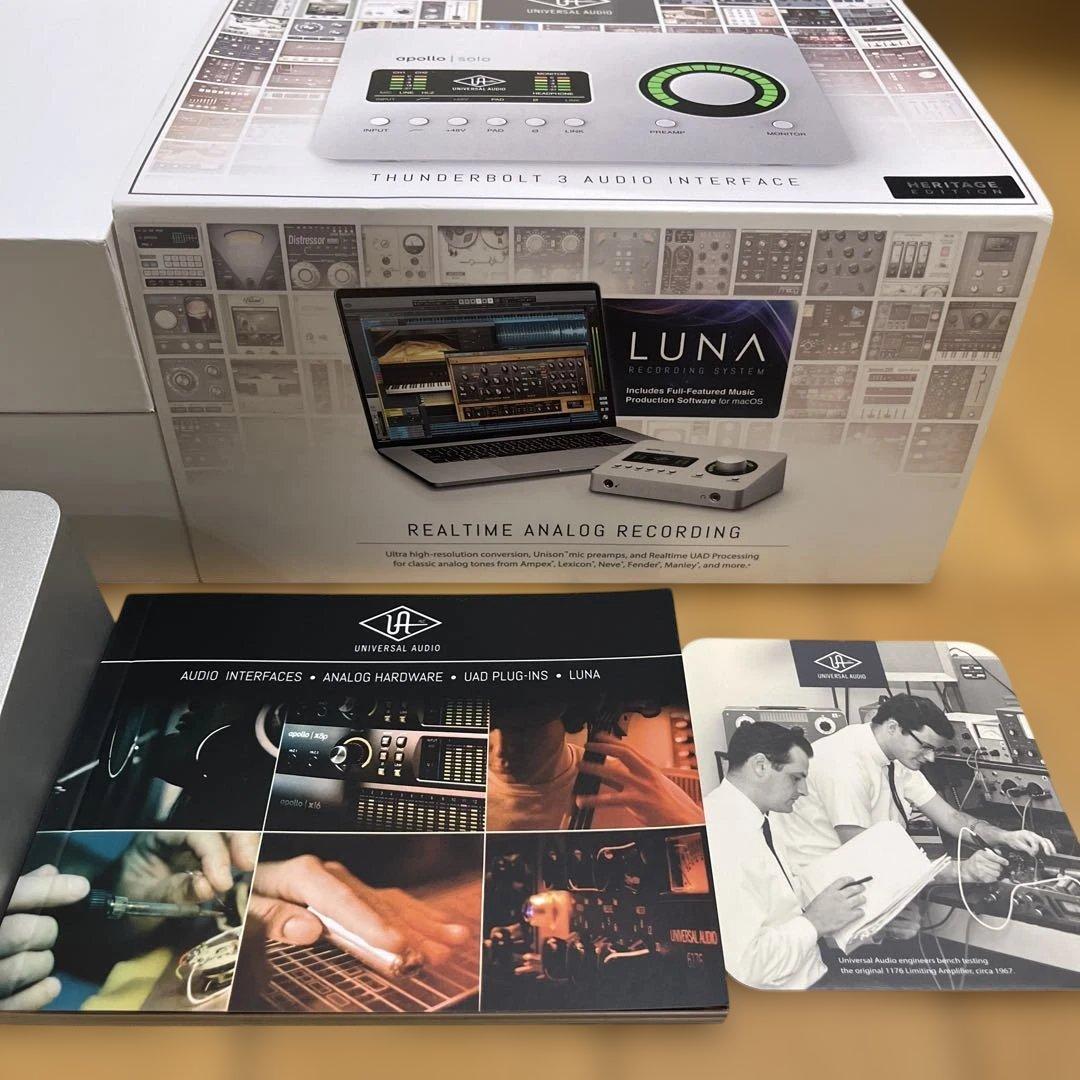 Apollo solo Thunderbolt プラグイン付き