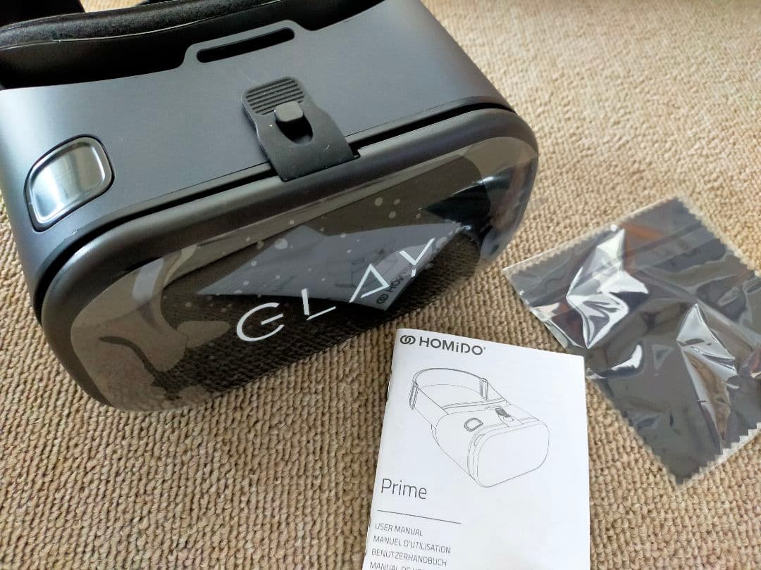 GLAYオリジナルロゴ　VRゴーグル　HOMiDO PRIME