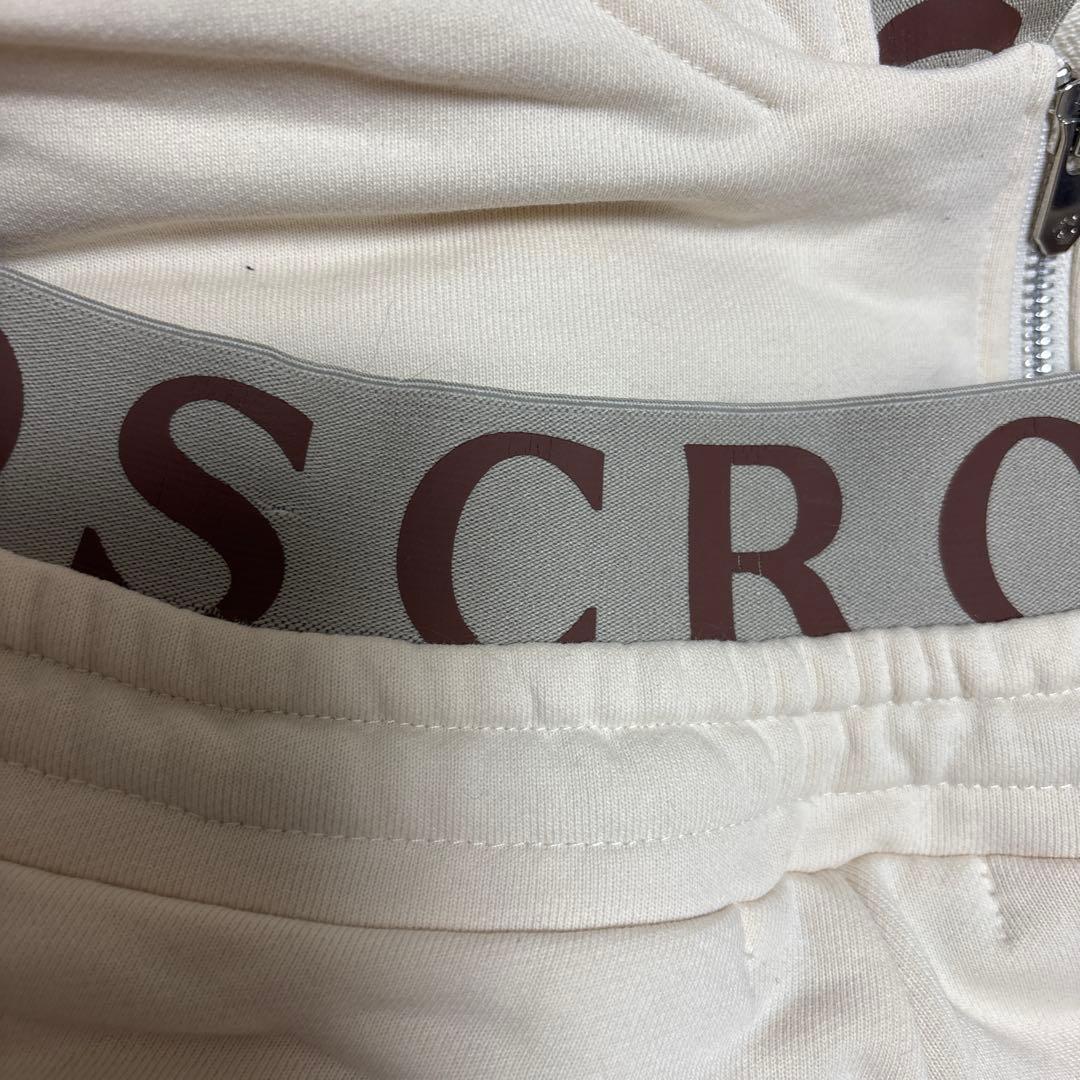 CRONOS アイボリー フルジップパーカー　セットアップ