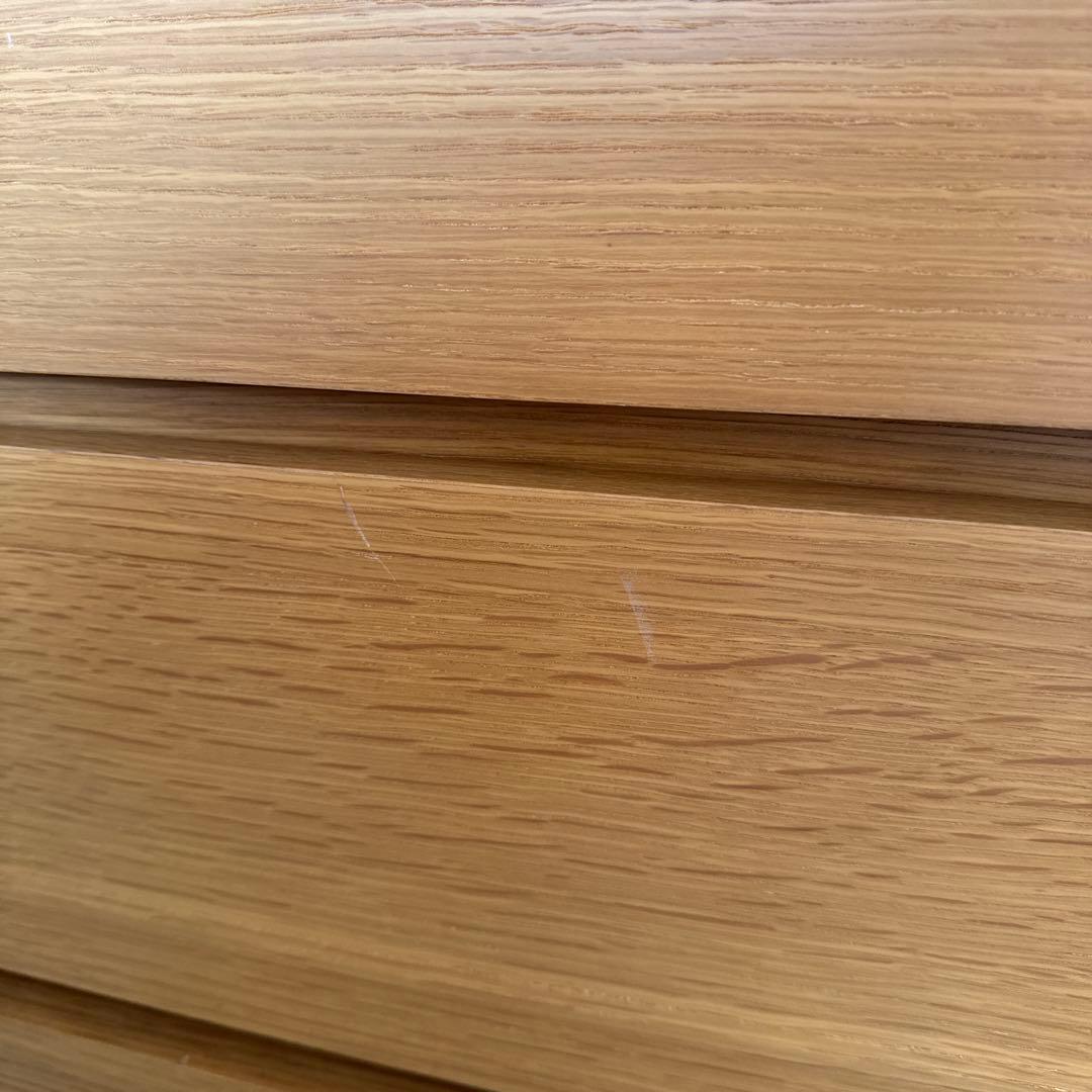 無印良品　収納チェスト　オーク材