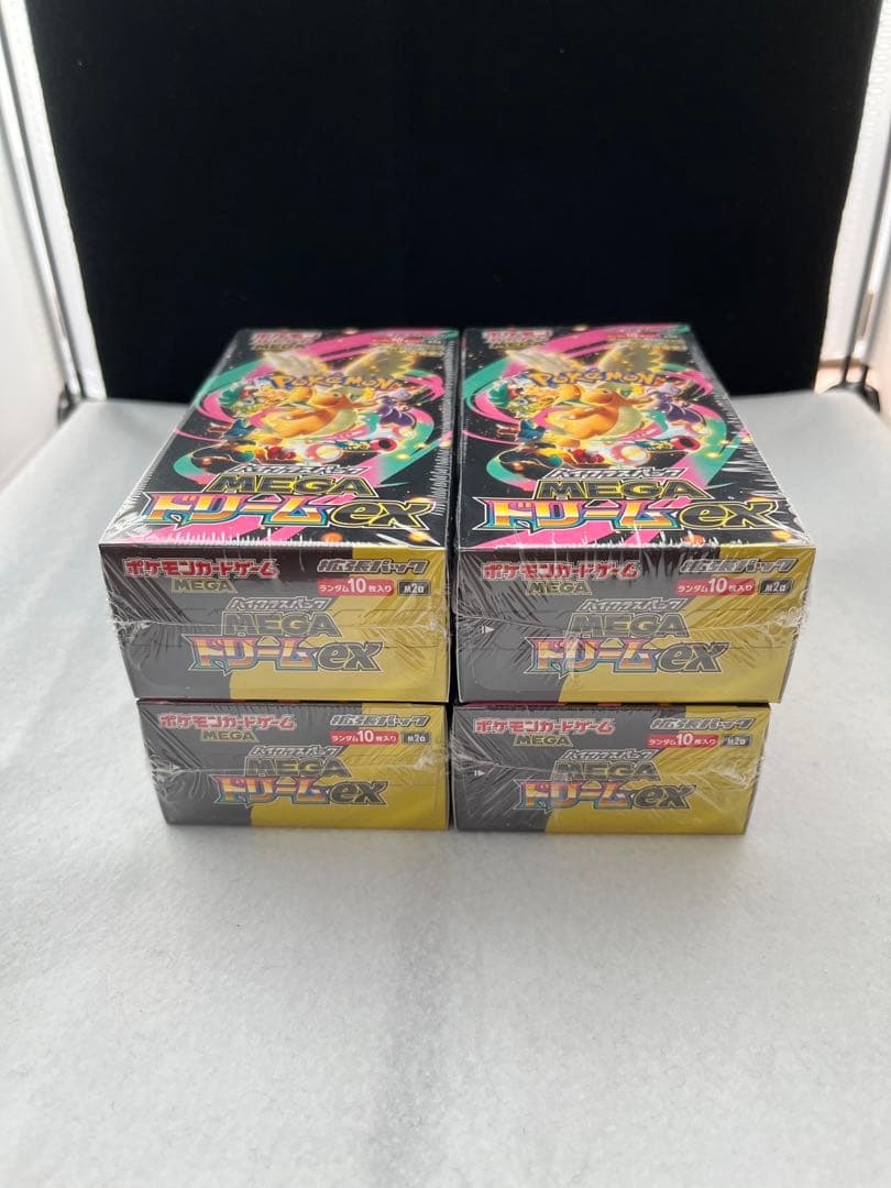 ポケカ MEGAドリームex 4BOX シュリンク付