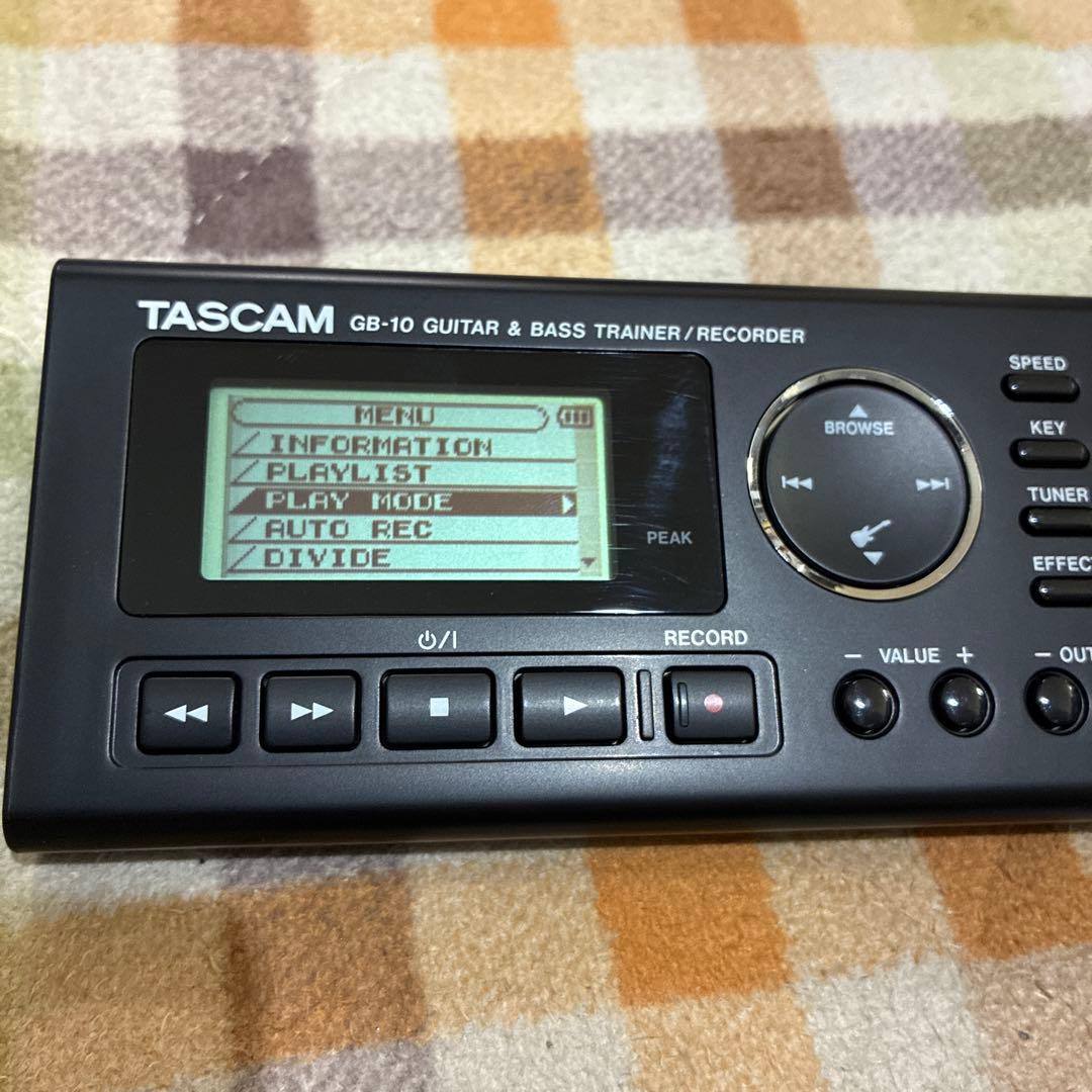 極美品です！！TASCAM GB-10 ギター・ベーストレーナー/レコーダー