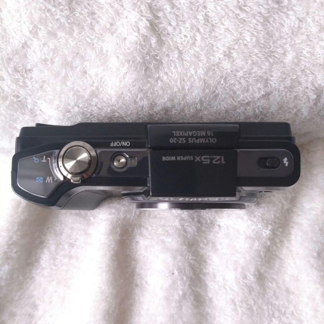 極美品 動作確認済 OLYMPUS デジカメ SZ-20 ブラック