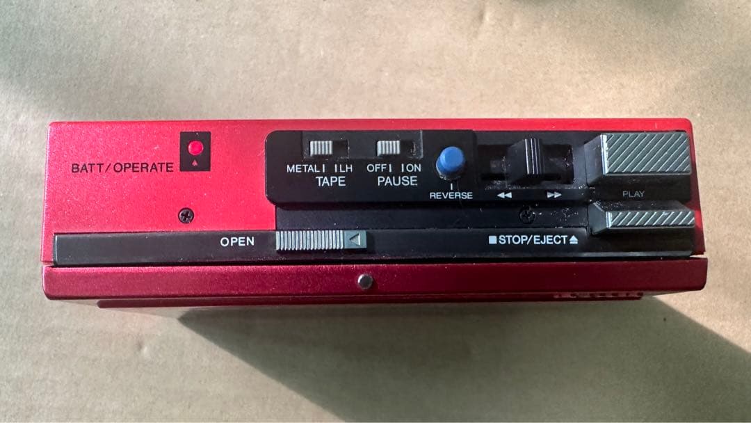 AIWA HS-P3 カセットボーイ 赤 cassetteboy ジャンク品