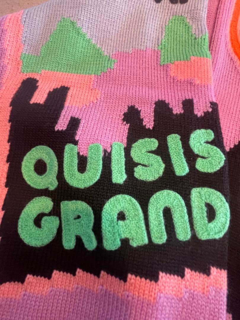 GIANNI VERSACE グラフィックセーター ピンク