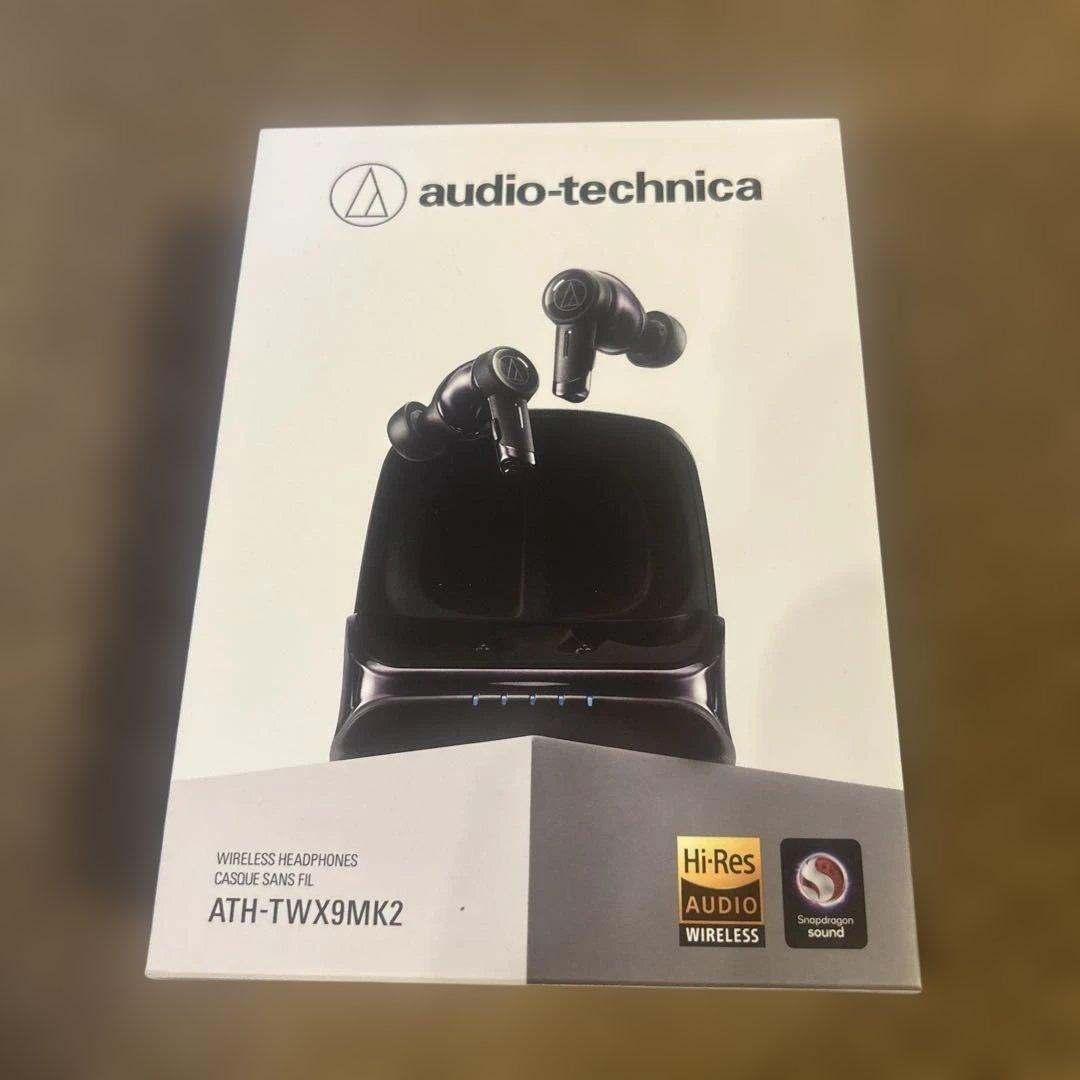 audio-technica ワイヤレスイヤホン ATH-TWX9MK2 BK
