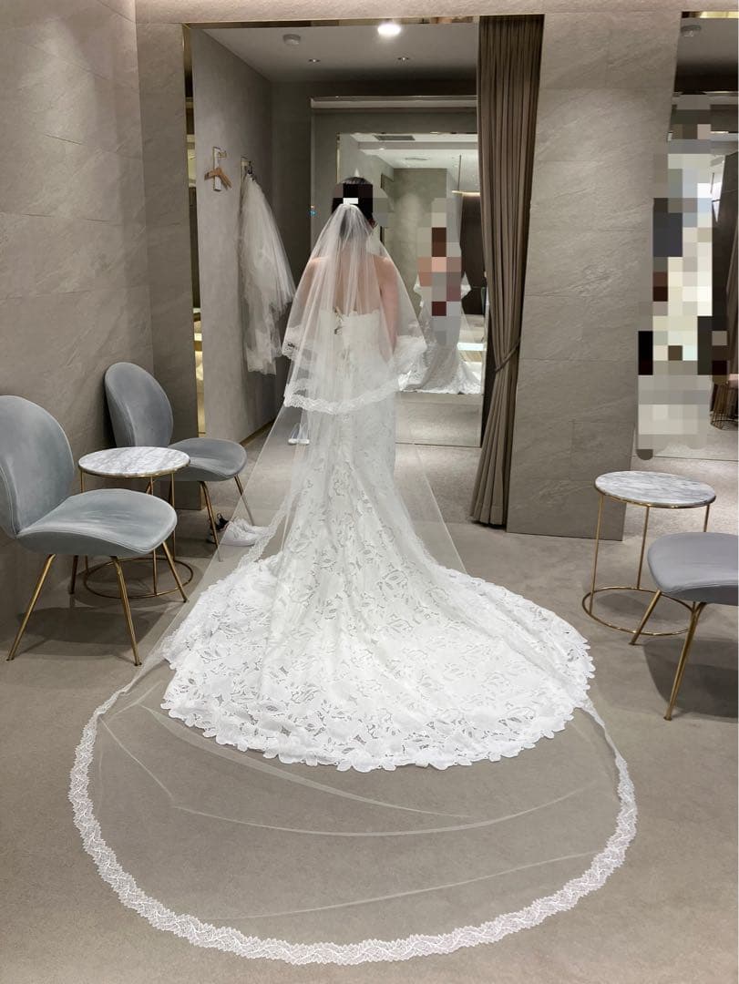 トリートドレッシング　80×300ロングウェディングベール