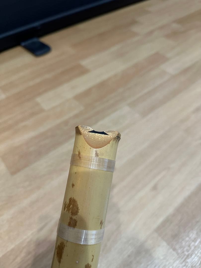 尺八　容山銘　1尺9寸　銀三線