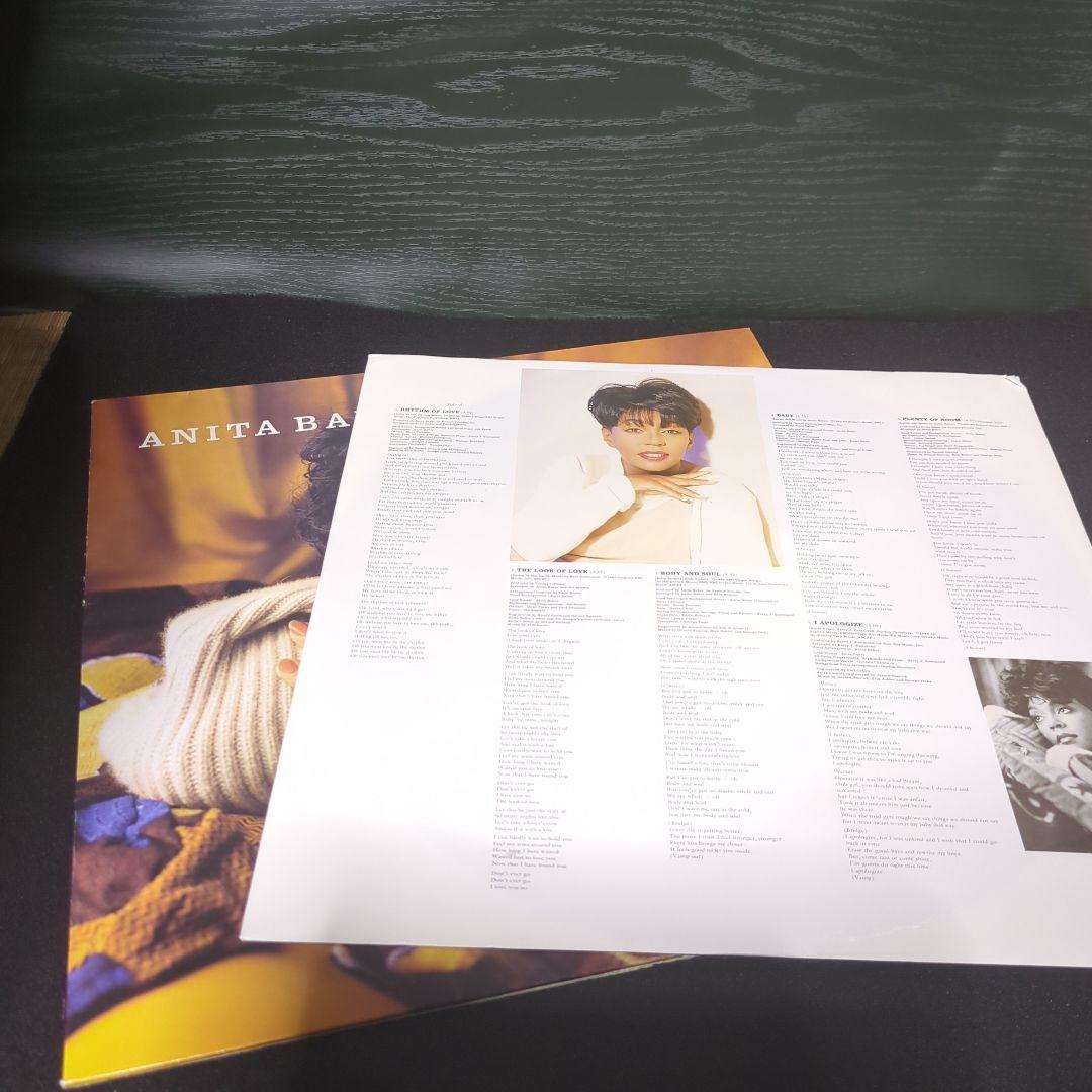 アニタ・ベイカー ANITA BAKER 「Rhythm of Love」LP