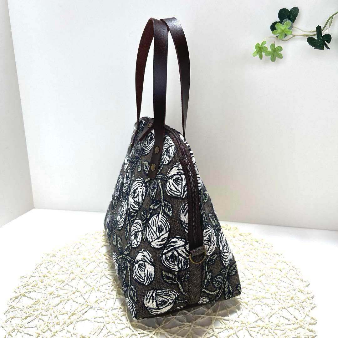 ミナペルホネンシェル型ボストンバッグ　ハンドメイド