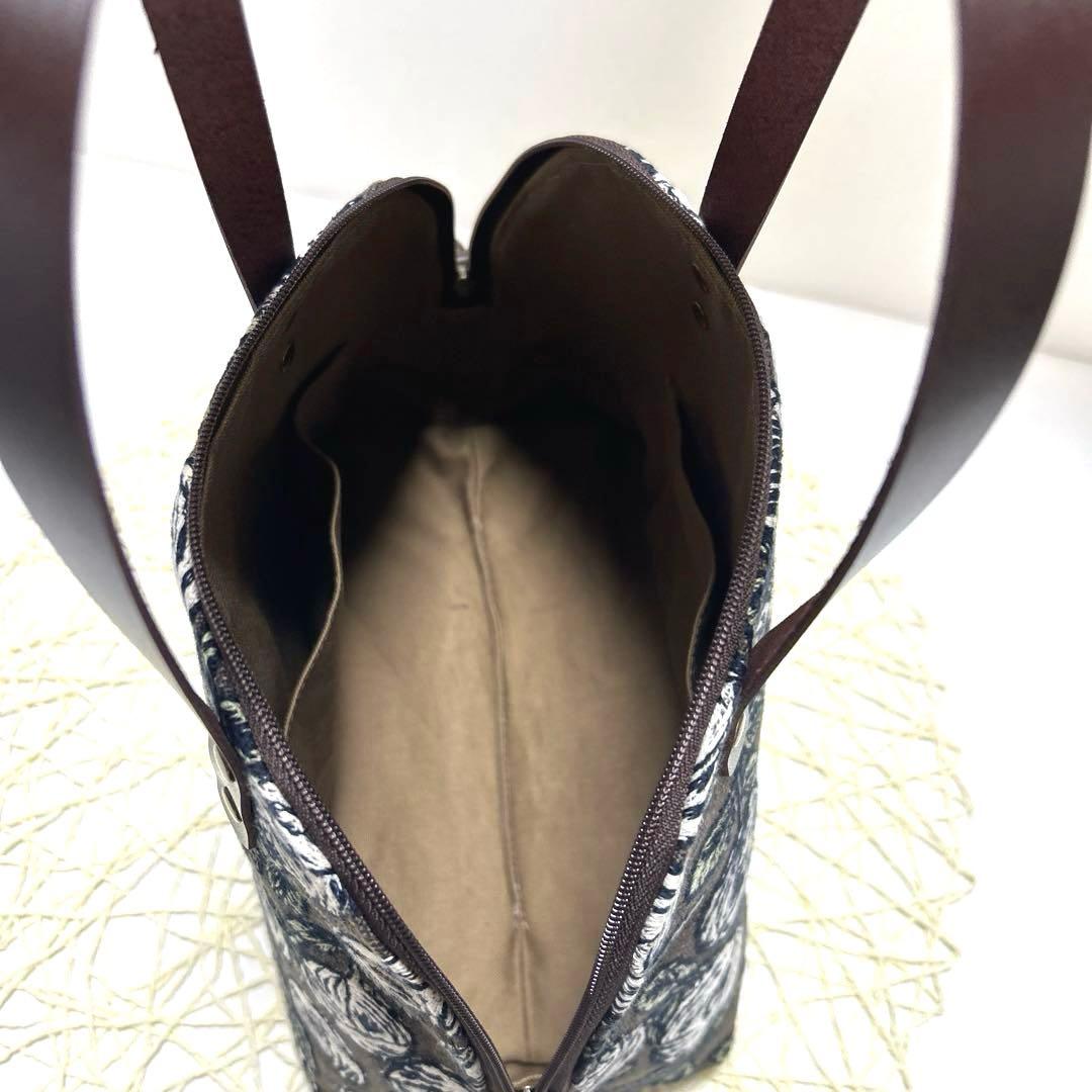 ミナペルホネンシェル型ボストンバッグ　ハンドメイド