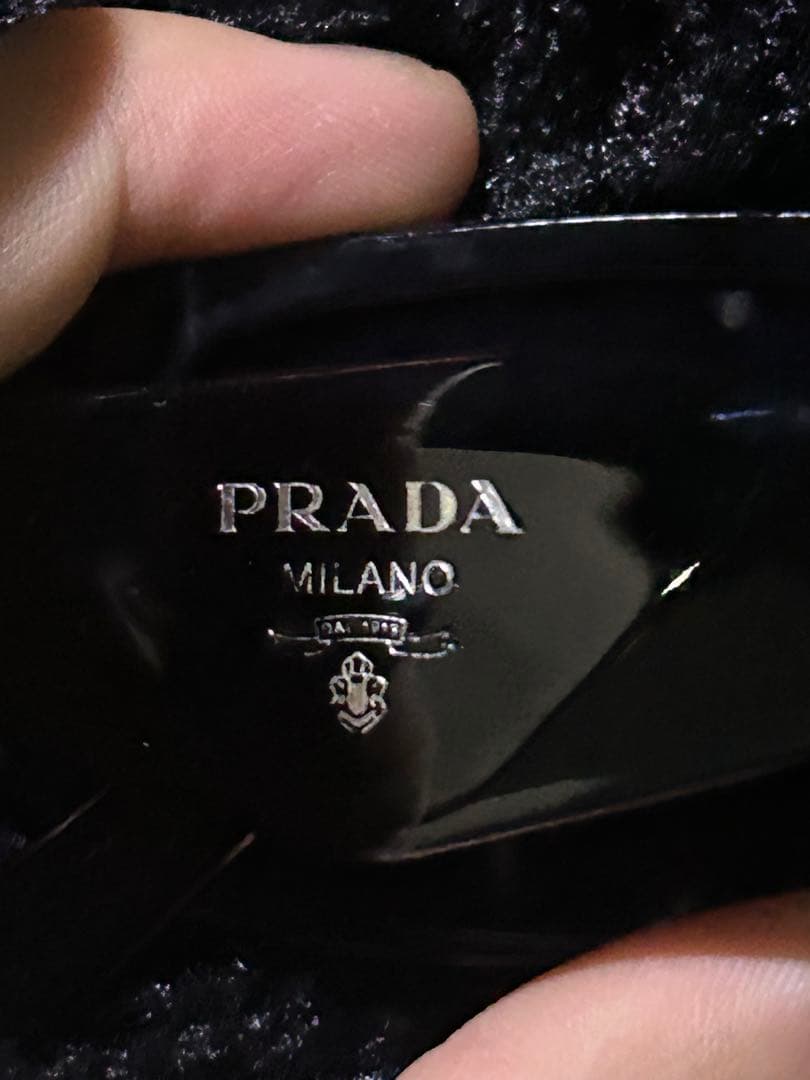 PRADA プラダ サングラス ブラック スクエア ケース付き 小傷あり 正規品