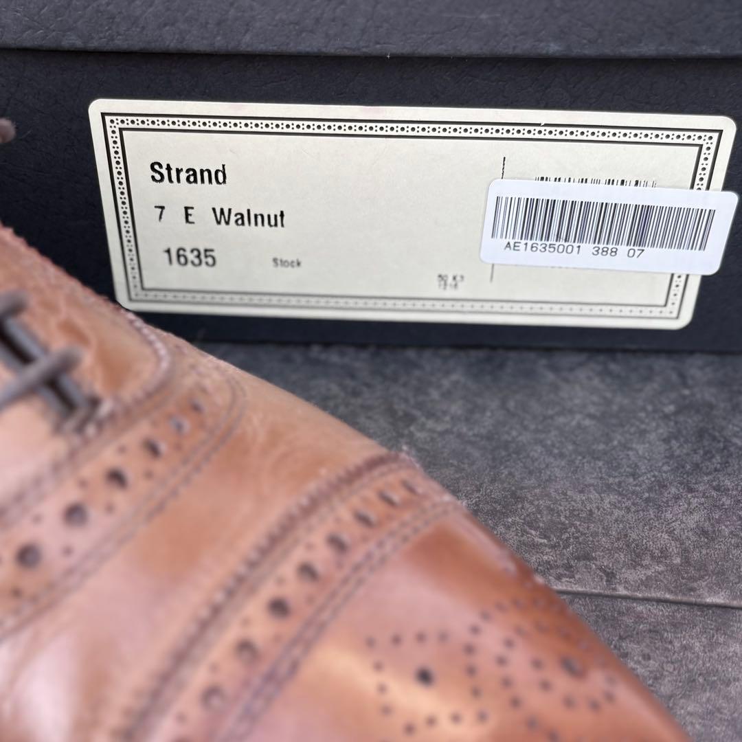 米国名門《Allen Edmonds》名作セミブローグStrand 7E