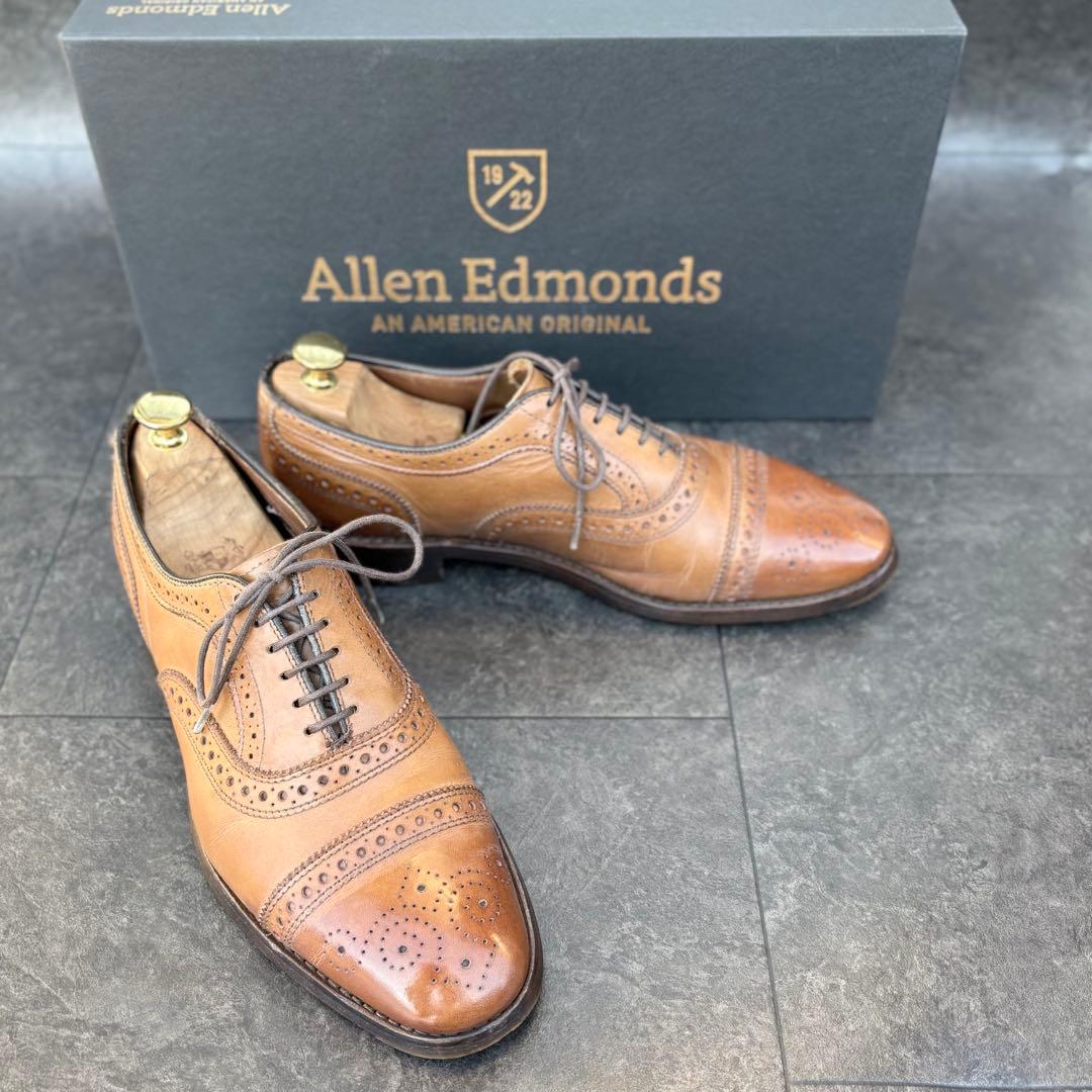 米国名門《Allen Edmonds》名作セミブローグStrand 7E