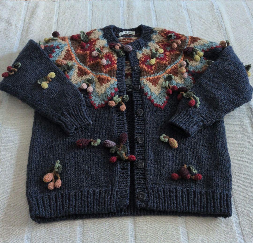 イ*ン様 KANEKO ISAO カネコイサオ モチーフ付カーディガン