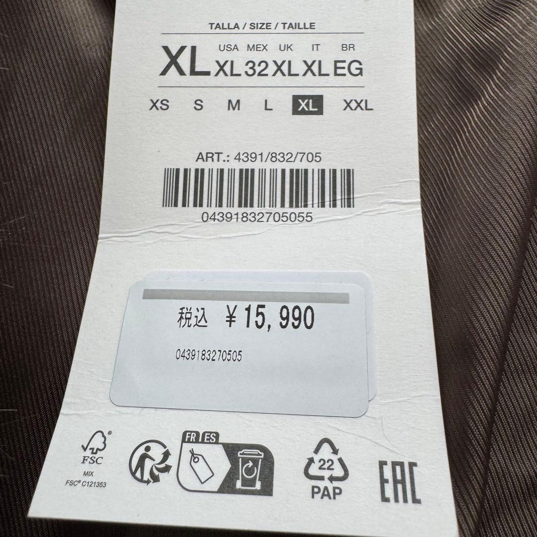 ZARA ショートフェイクファーコート　XL