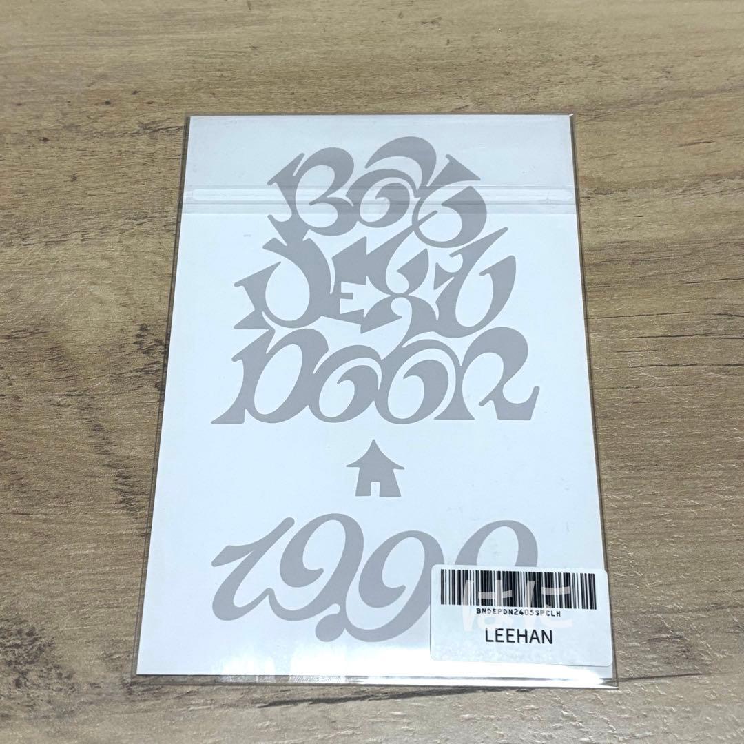 BOYNEXTDOOR イハン 直筆サイン 19.99