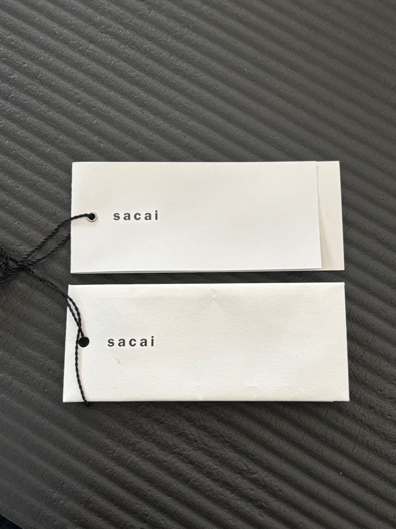 Sacai 【タグ付き・試着のみ】ウール100% ワイドレッグパンツ