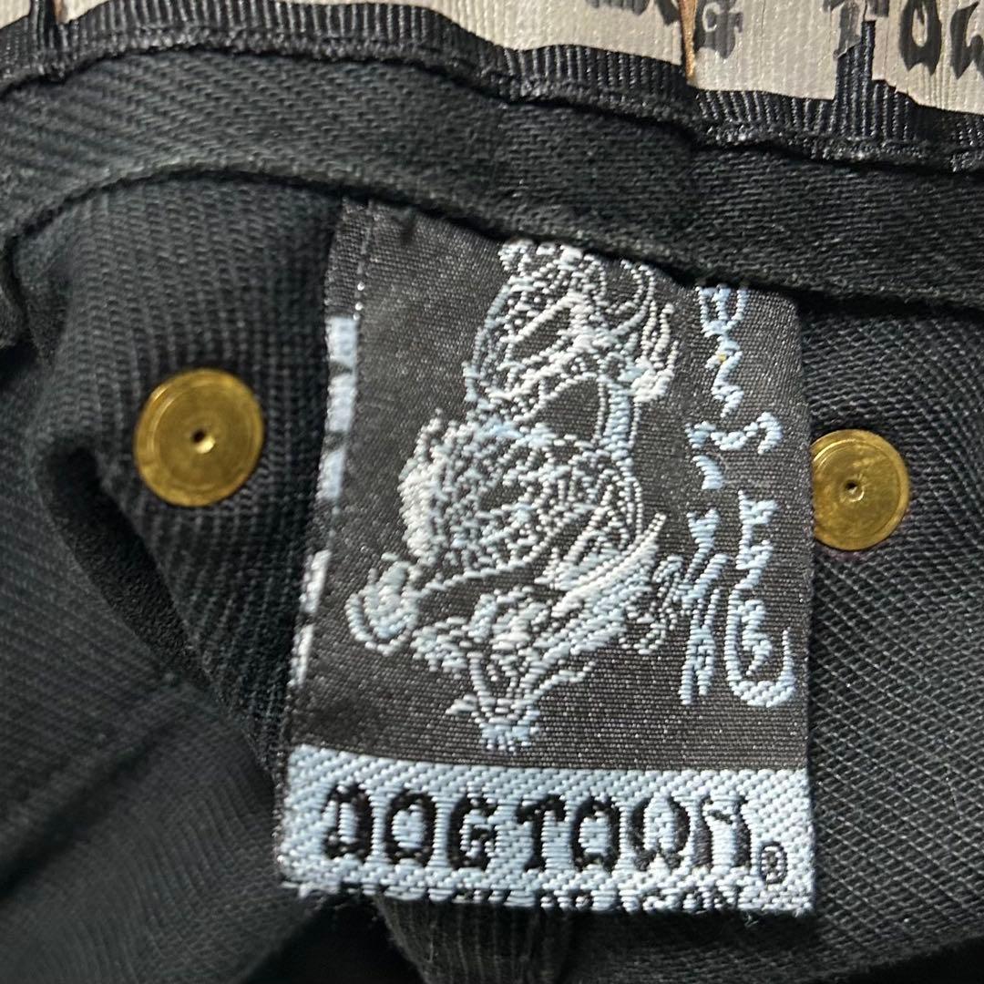 00s DOGTOWN サンフェード ブラック デニム カーゴ バギーパンツ
