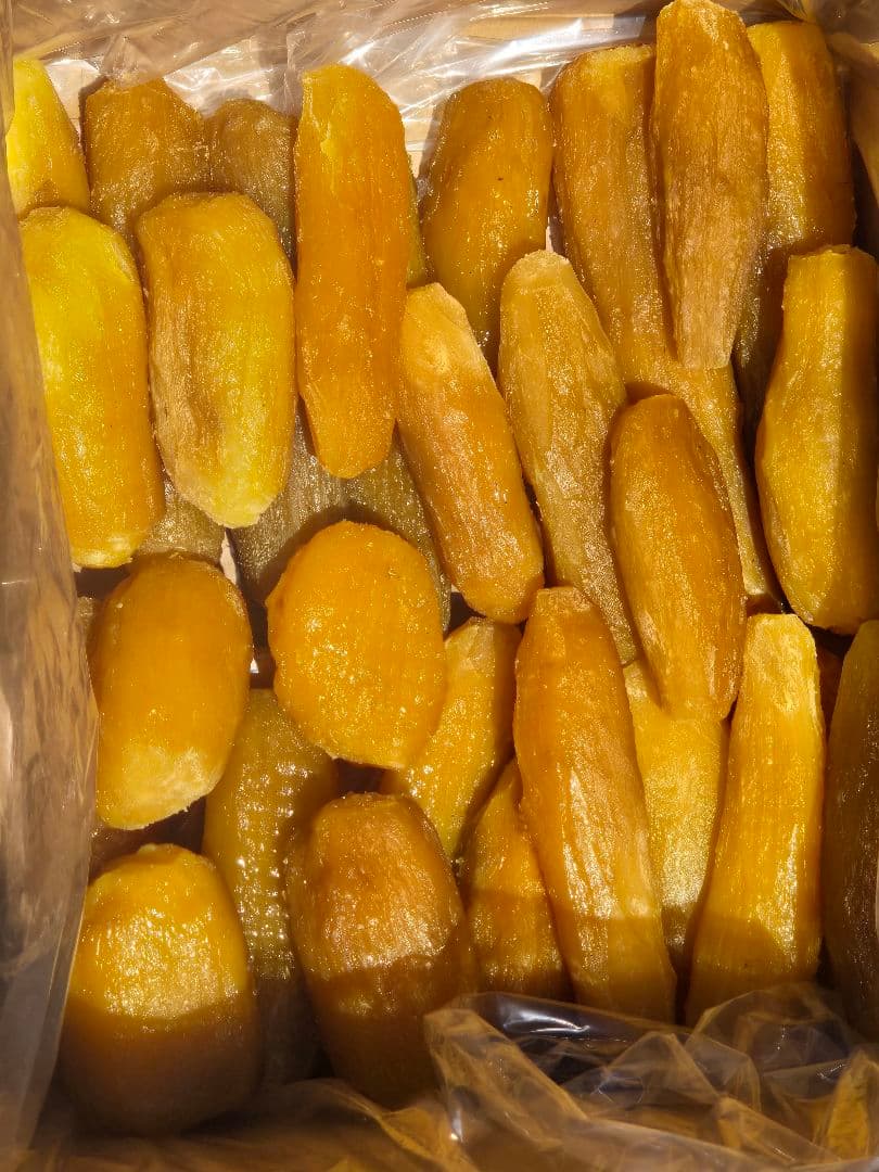 ちぢみ、ほしいも紅はるか丸干し箱込み2kg×2