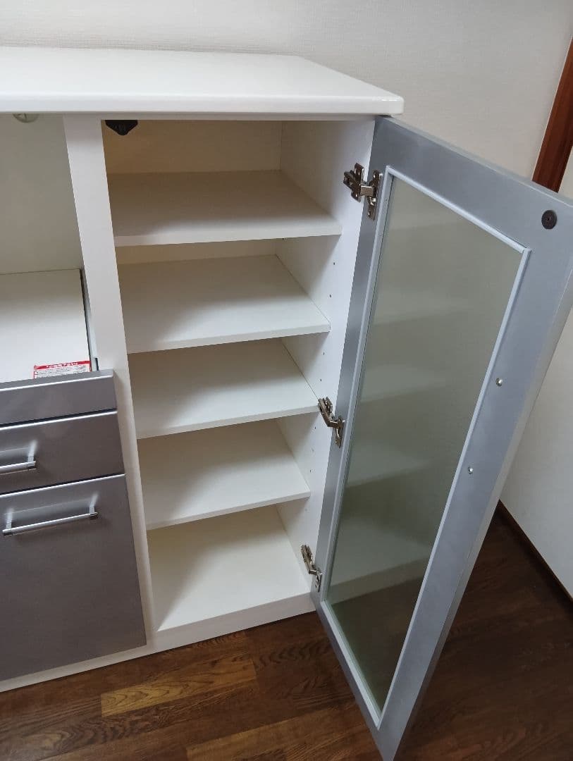 ニトリ　レンジボード　キッチンボード　食器棚