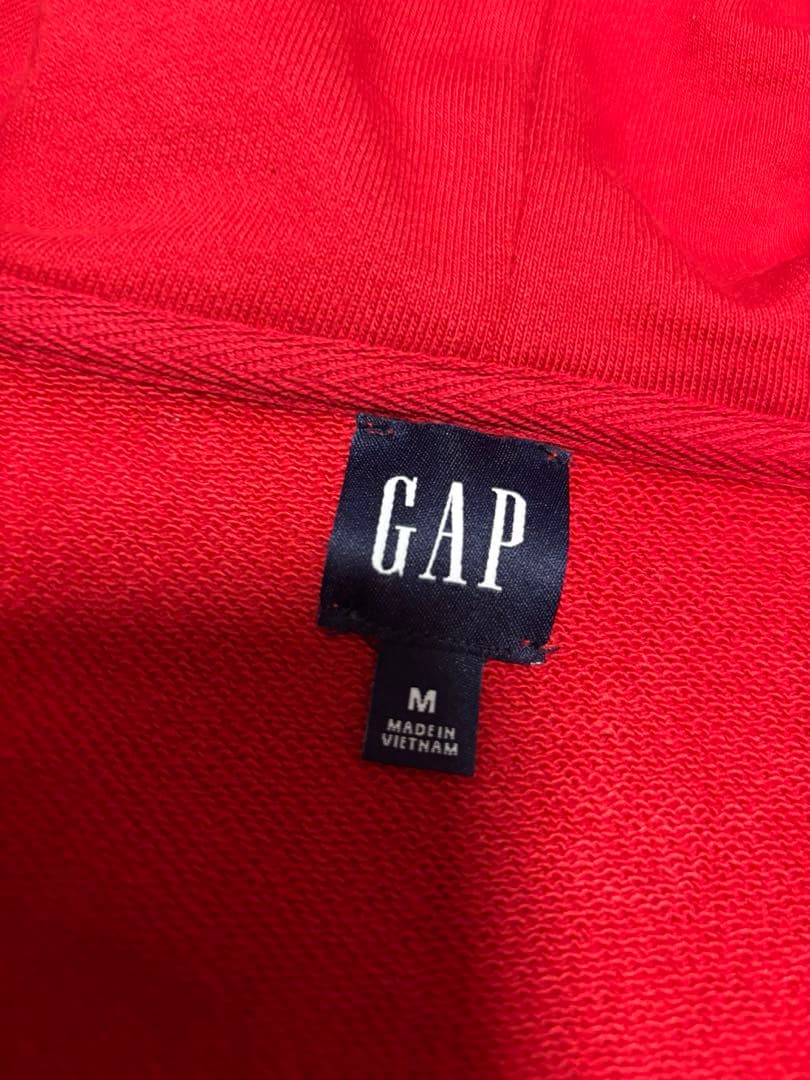 ☆完売品☆【GAP】30th アニバーサリー クロップドパーカー レッド M