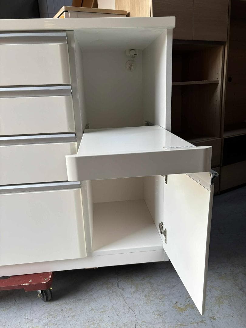 NITORI キッチンカウンターキッチンキャビネット幅120cm Used/美品