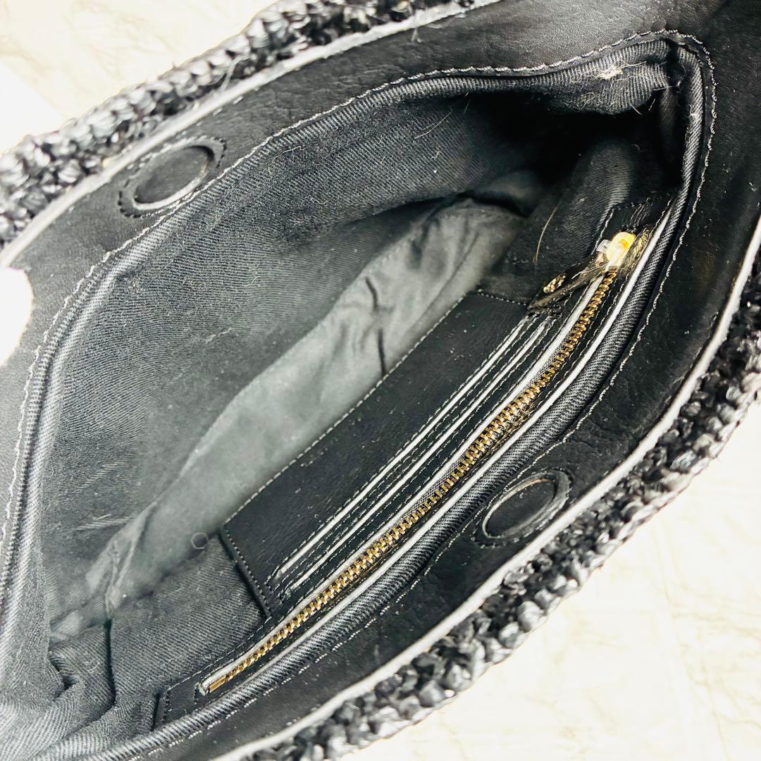 ★ 新品　ヘレンカミンスキー　カシアミニ　ラフィア　レザー　かごバッグ　2way