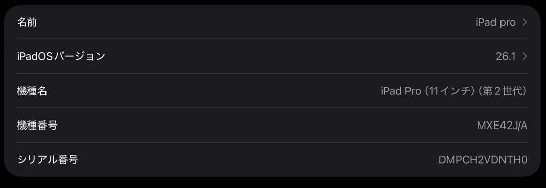 M*u様 【希少 】iPad Pro 11インチ 第2世代 セルラーモデル 25