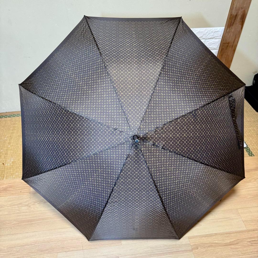 美品 ルイヴィトン LOUIS VUITTON 長傘 モノグラム 茶色