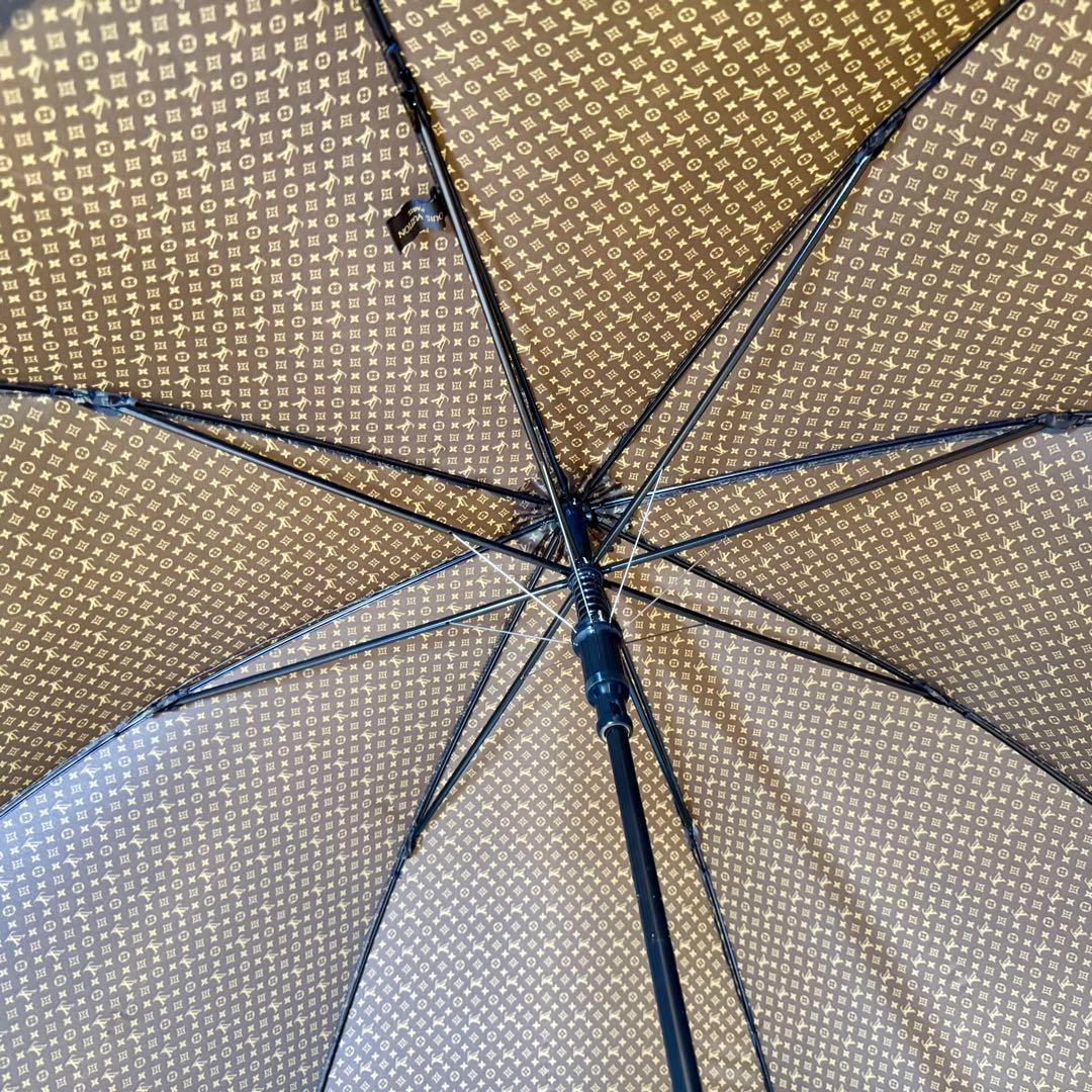 美品 ルイヴィトン LOUIS VUITTON 長傘 モノグラム 茶色