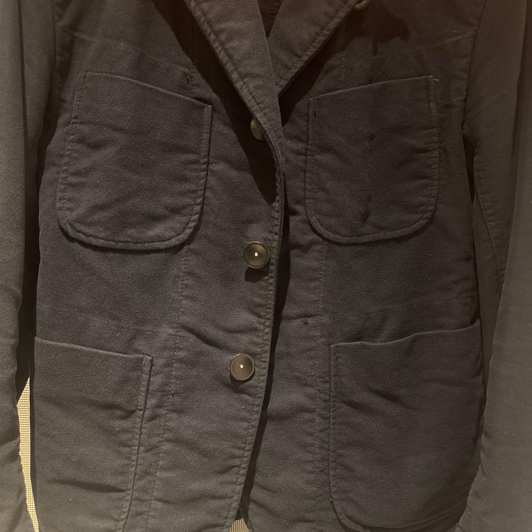 エンジニアードガーメンツ　モールスキンベッドフォードジャケット　ネイビー　XS