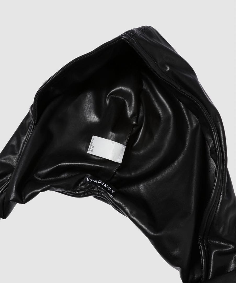 【bata】 Y/PROJECT WIRE LEATHER HOOD