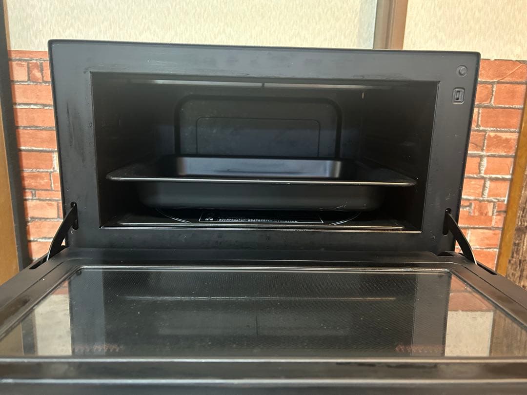 【うぃん】BALMUDA オーブンレンジ　K04A-BK 【ジャンク品】