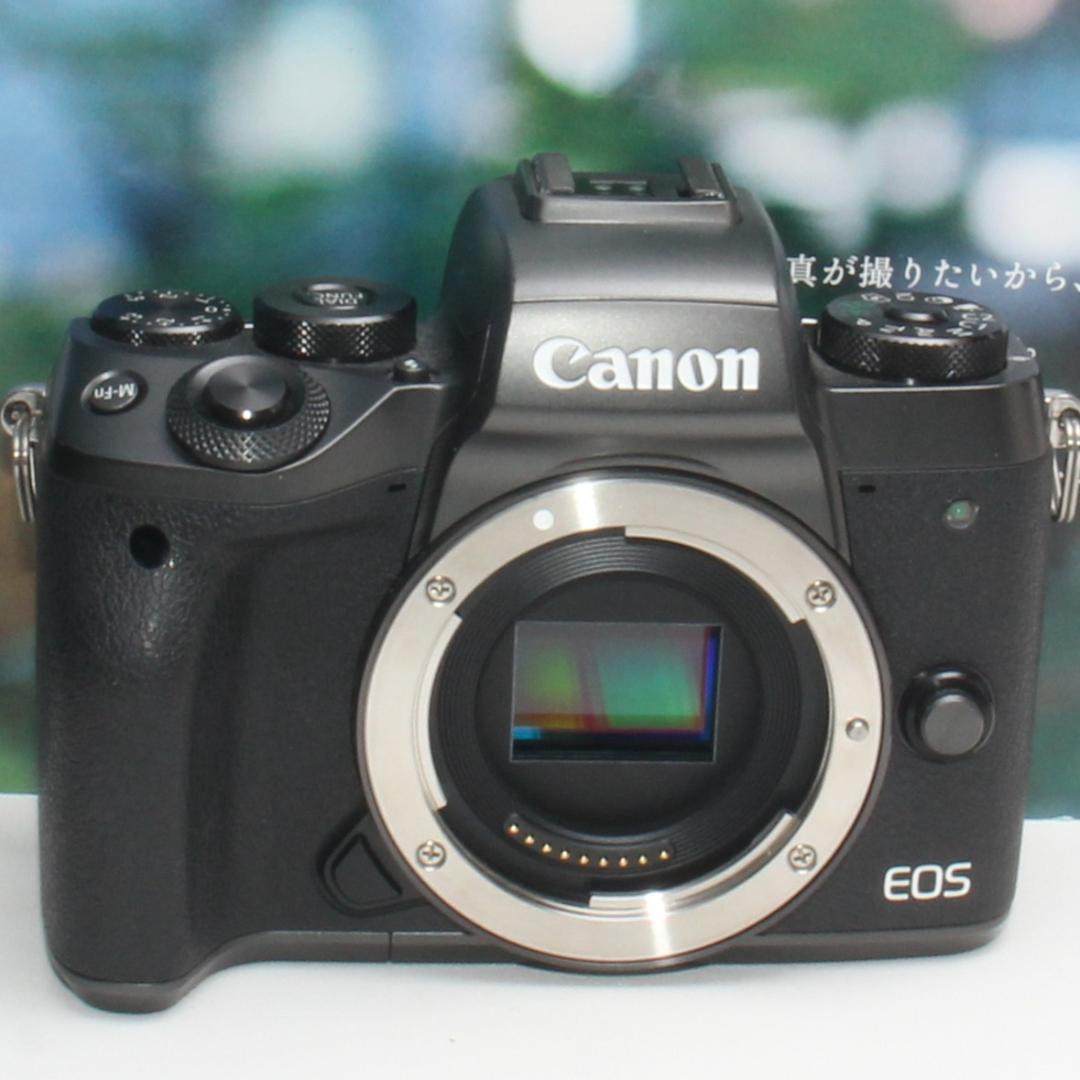 ❤️予備バッテリー&カメラバック付き❤️キヤノン EOS M5 トリプルレンズ