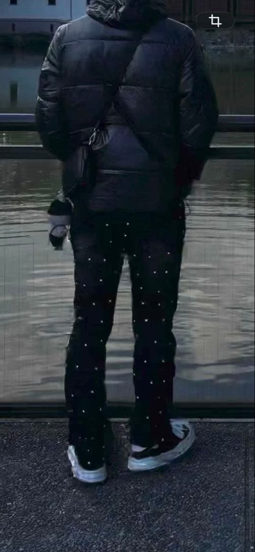 guapi風ブラックデニム