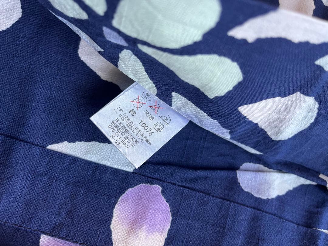 【tsumorichisato】ツモリチサト ネイビー 花火柄 浴衣・帯セット