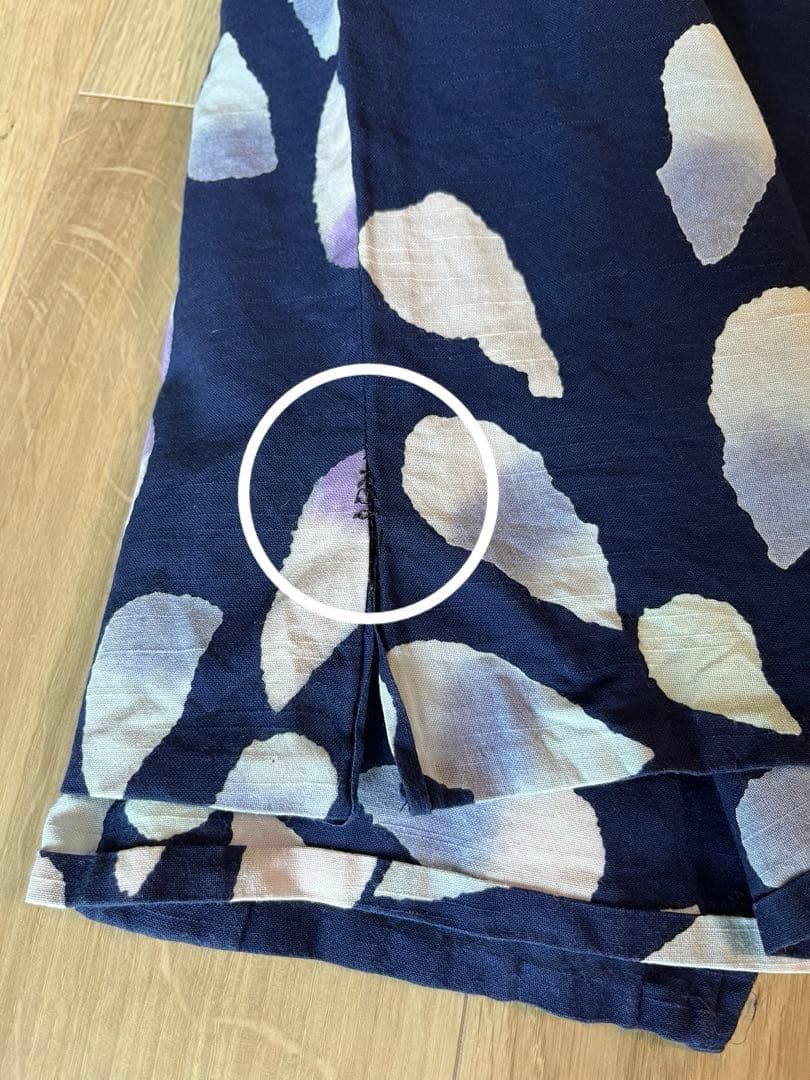 【tsumorichisato】ツモリチサト ネイビー 花火柄 浴衣・帯セット