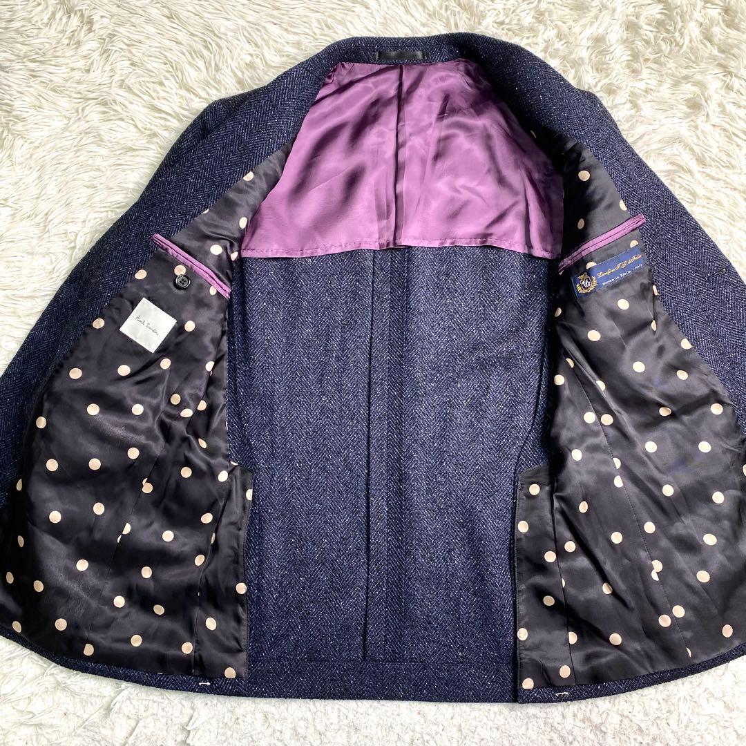 美品✨Paul smith 現行 テーラード カシミア 水玉 Lanificio