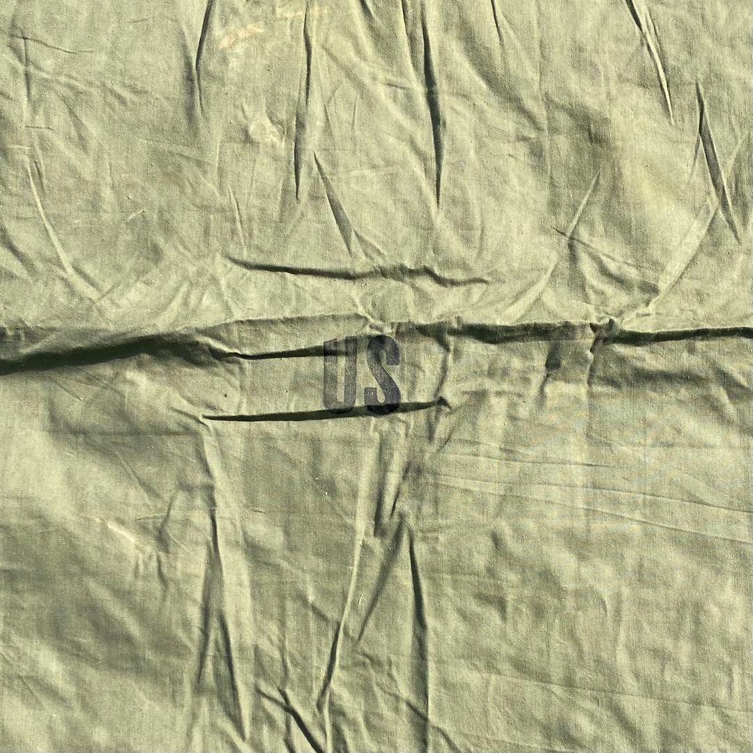 USパップテント②　アメリカ軍幕　米軍　ハーフシェルター２枚　ポール・ペグセット