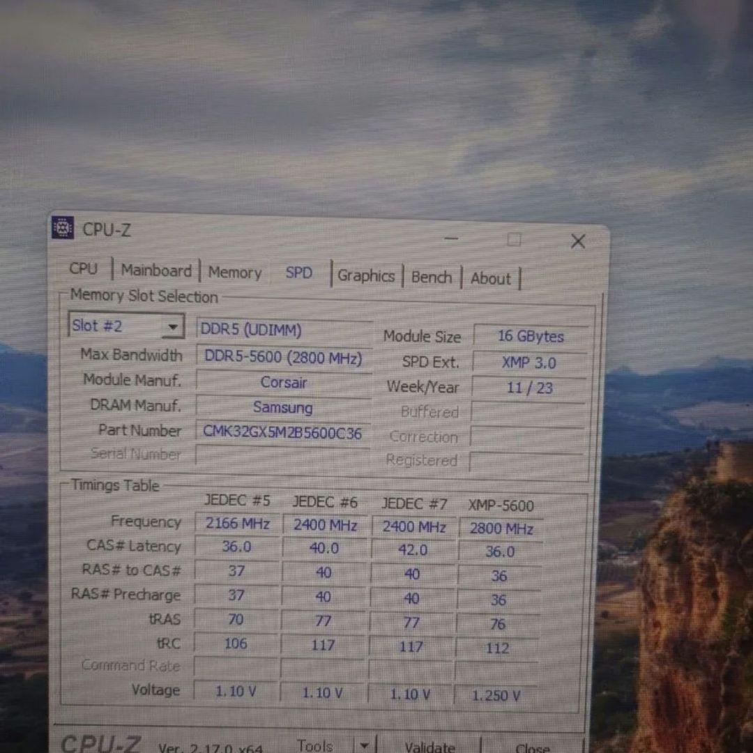 CORSAIR VENGEANCE DDR5 16GB メモリ　ジャンク