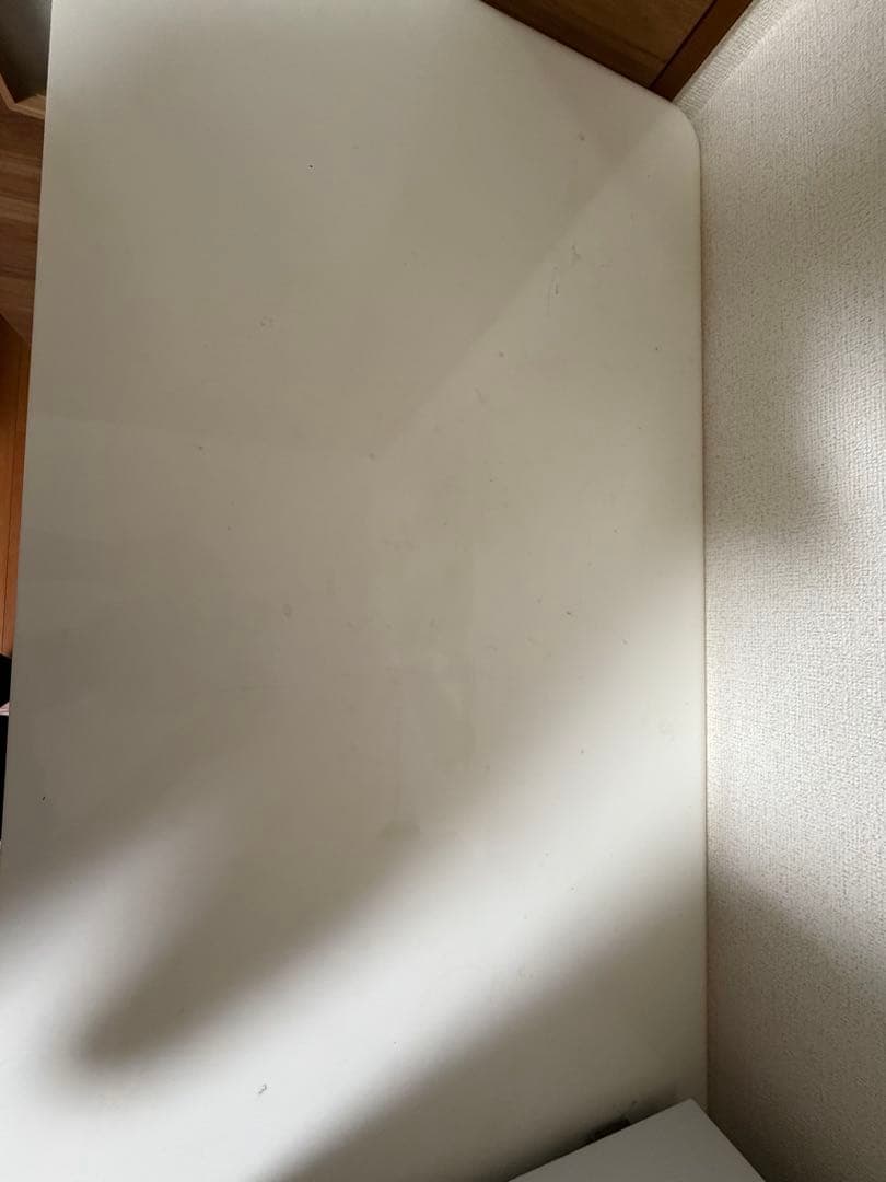 【最終価格】ニトリ　ホワイトカウンターテーブル 収納棚付き 135cm